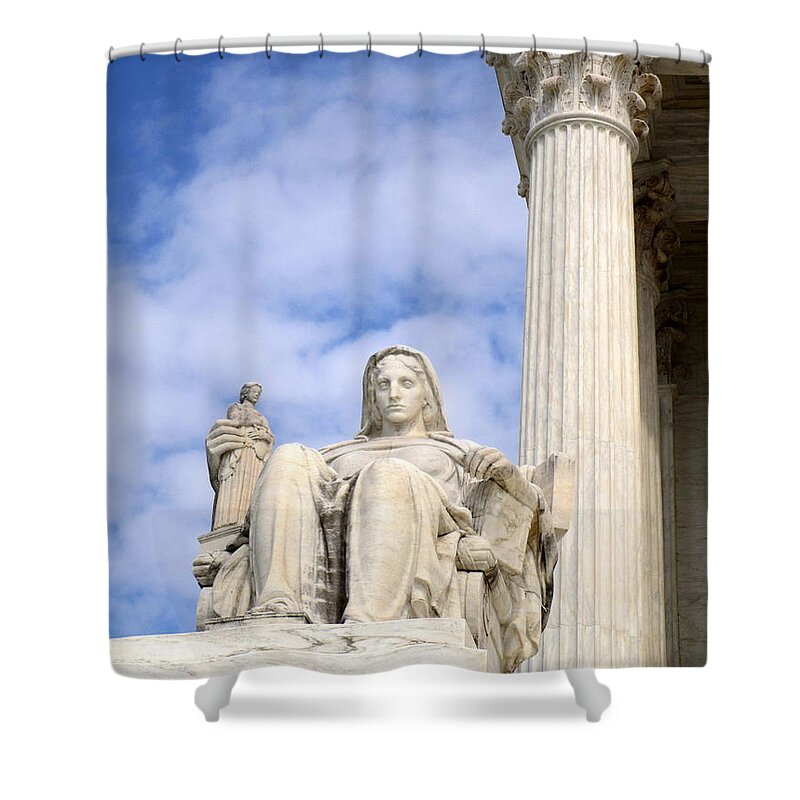 Washington Shower Curtain featuring the photograph US Supreme Court 6 by Randall Weidner