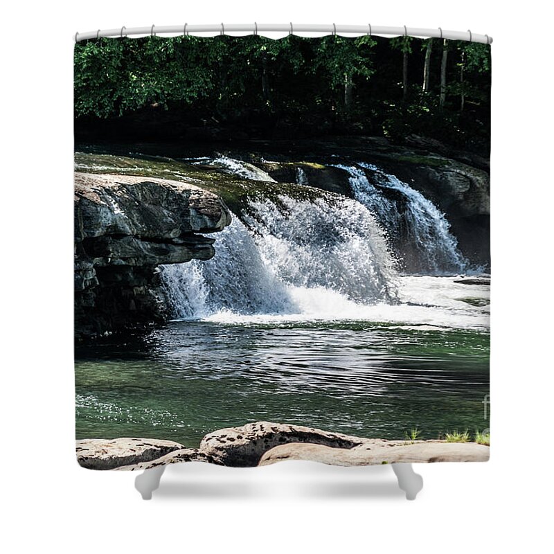 Valley Falls State Park Shower Curtain featuring the photograph Valley Falls State Park 2017 #1 by Kevin Gladwell