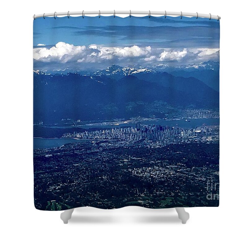 City Shower Curtain featuring the photograph Vancouver #1 by Dennis Richardson