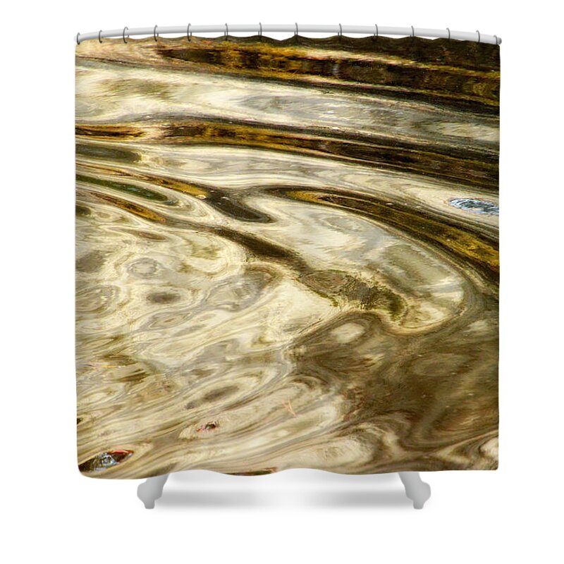 Water Shower Curtain featuring the photograph Vanilla Glaze by Donna Blackhall