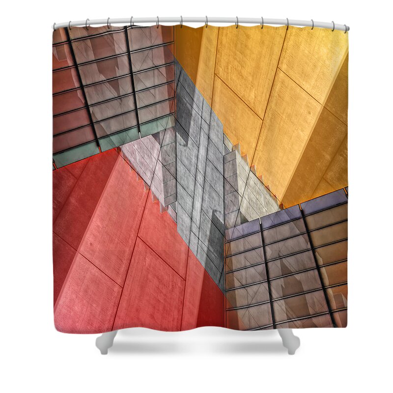 Buildings Shower Curtain featuring the photograph Variation on a Theme by Wayne Sherriff