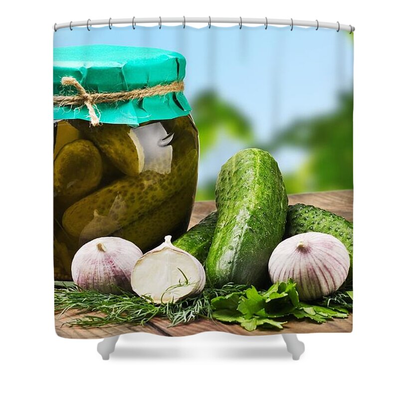 Vegetables Shower Curtain featuring the photograph Vegetables by Jackie Russo