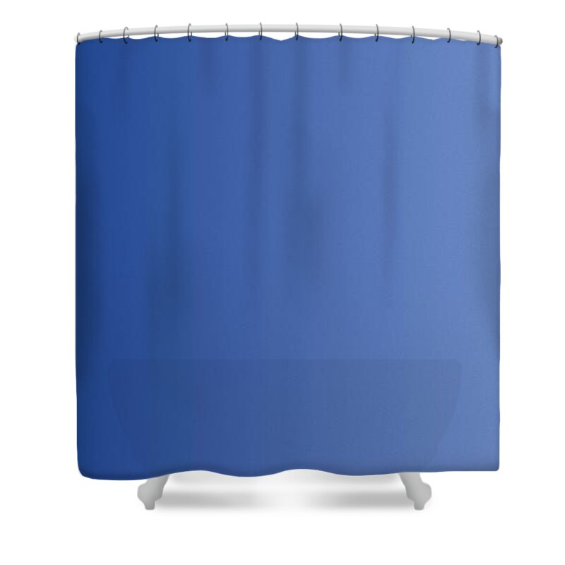 Vertical Shower Curtain featuring the digital art Vertical Blu by Matteo TOTARO