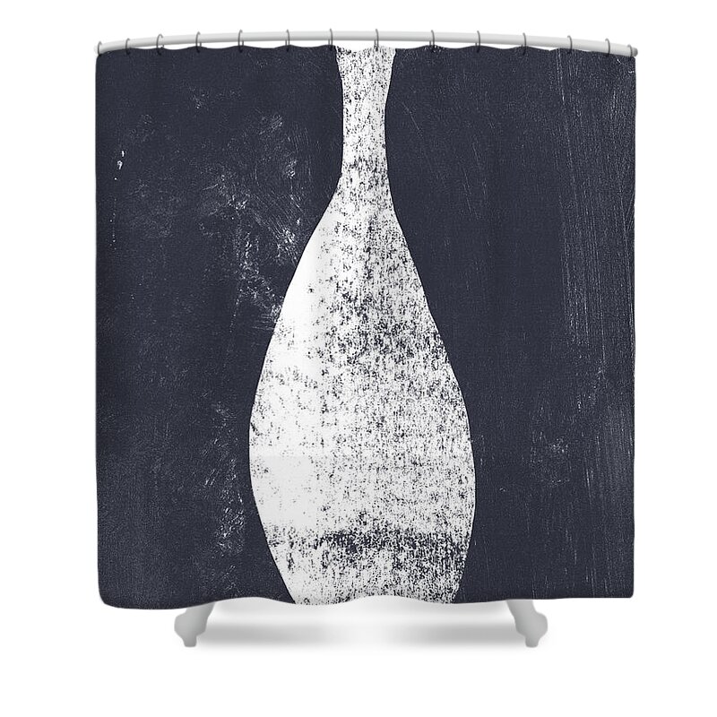Vessel Shower Curtain featuring the painting Vessel 3- Art by Linda Woods by Linda Woods