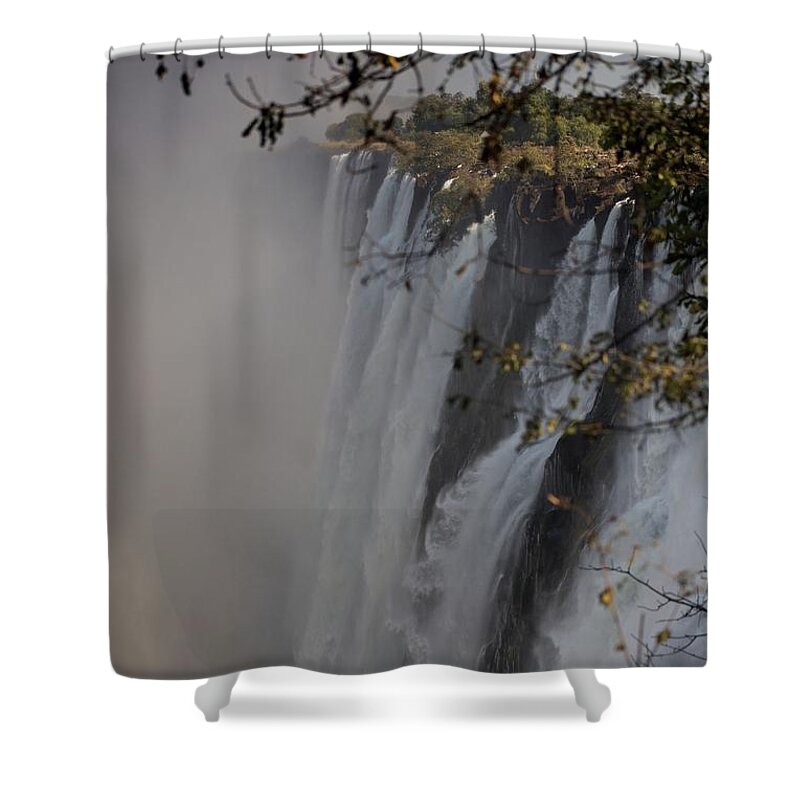 Nature Shower Curtain featuring the photograph Victoria Falls by Robert Grac