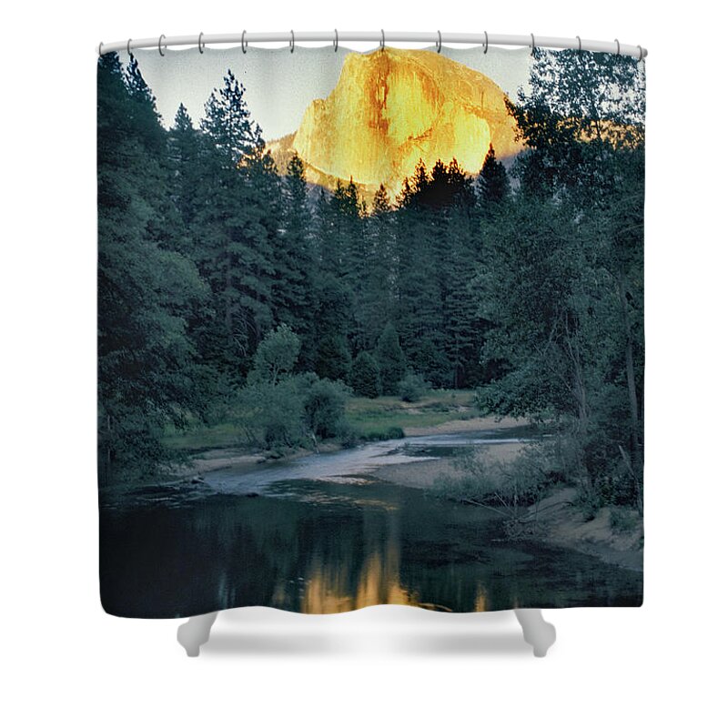 Yosemite Shower Curtain featuring the photograph View from Ansel Adams Bridge by Jerry Griffin