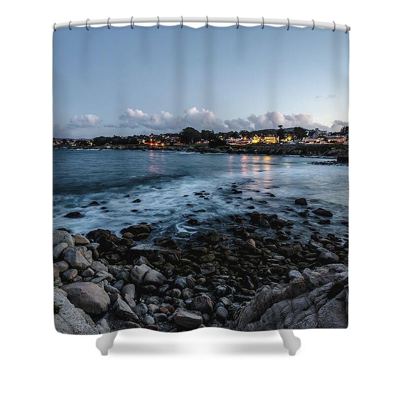 Landscape Shower Curtain featuring the photograph View From Lover's Point by Margaret Pitcher