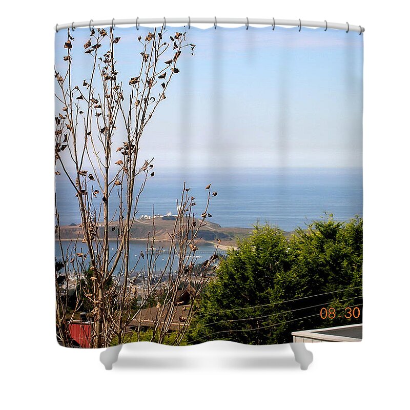 Pillar Point Shower Curtain featuring the photograph View of Pillar Point by Carolyn Donnell
