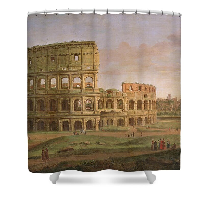 The Colosseum Shower Curtains