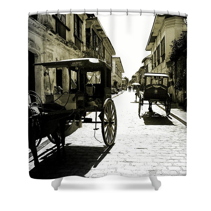 Vigan Shower Curtain featuring the photograph Vigan City by Jonas Luis