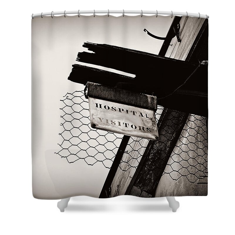 Visitors Shower Curtain featuring the photograph Visitors by Dark Whimsy