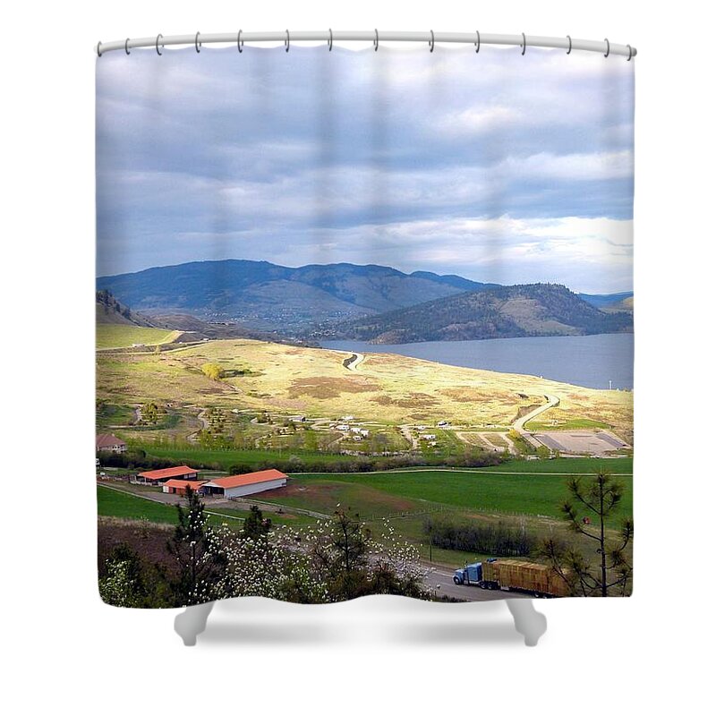 Vista 8 Shower Curtain featuring the photograph Vista 8 by Will Borden