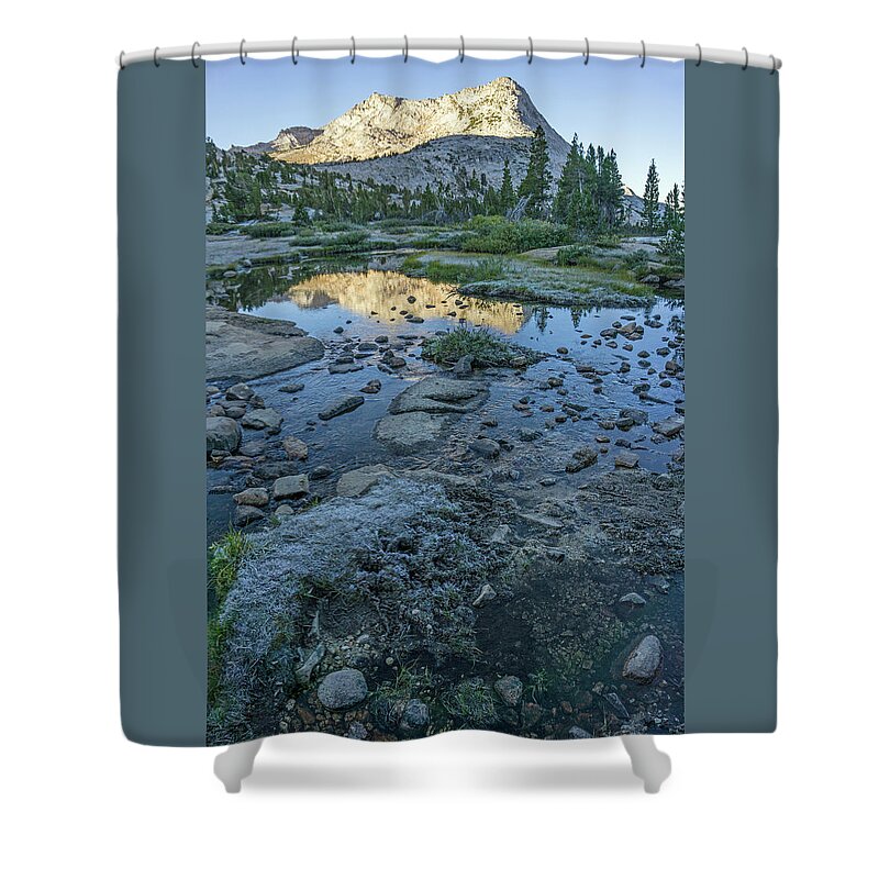 Vogelsang Shower Curtain featuring the photograph Vogelsang II by Angie Schutt