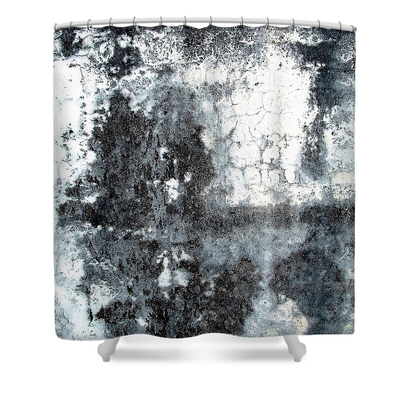 Texture Shower Curtain featuring the photograph Wall Abstract 165 by Maria Huntley