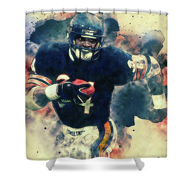 Football Player Shower Curtains