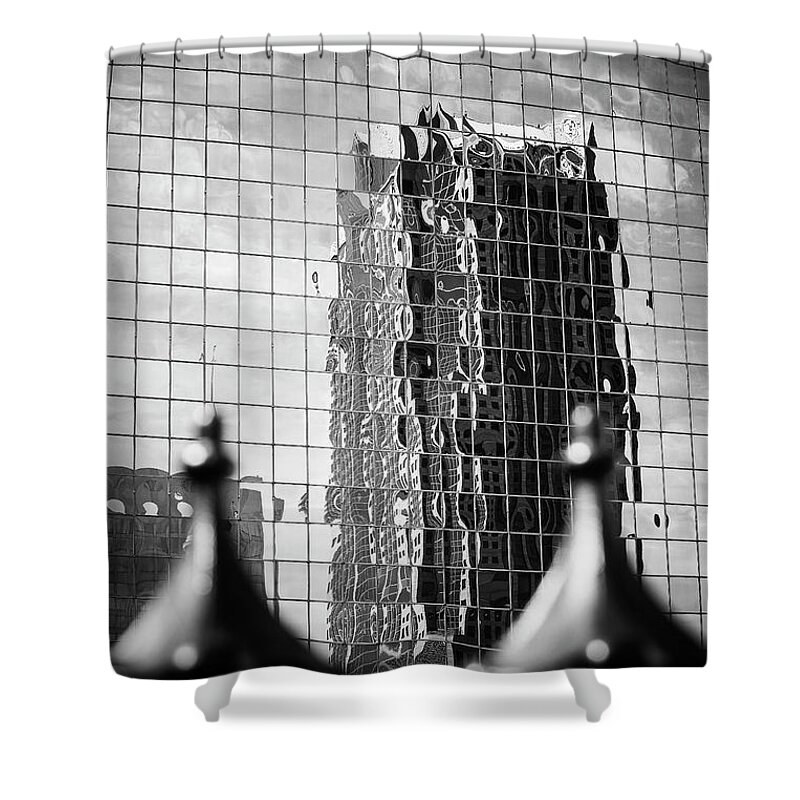 Blumwurks Shower Curtain featuring the photograph Warp by Matthew Blum
