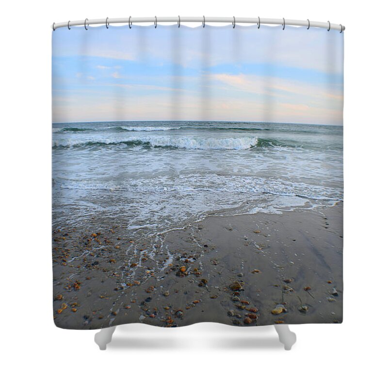 Ocean Shower Curtain featuring the photograph Wash Away The Day by Kate Arsenault 