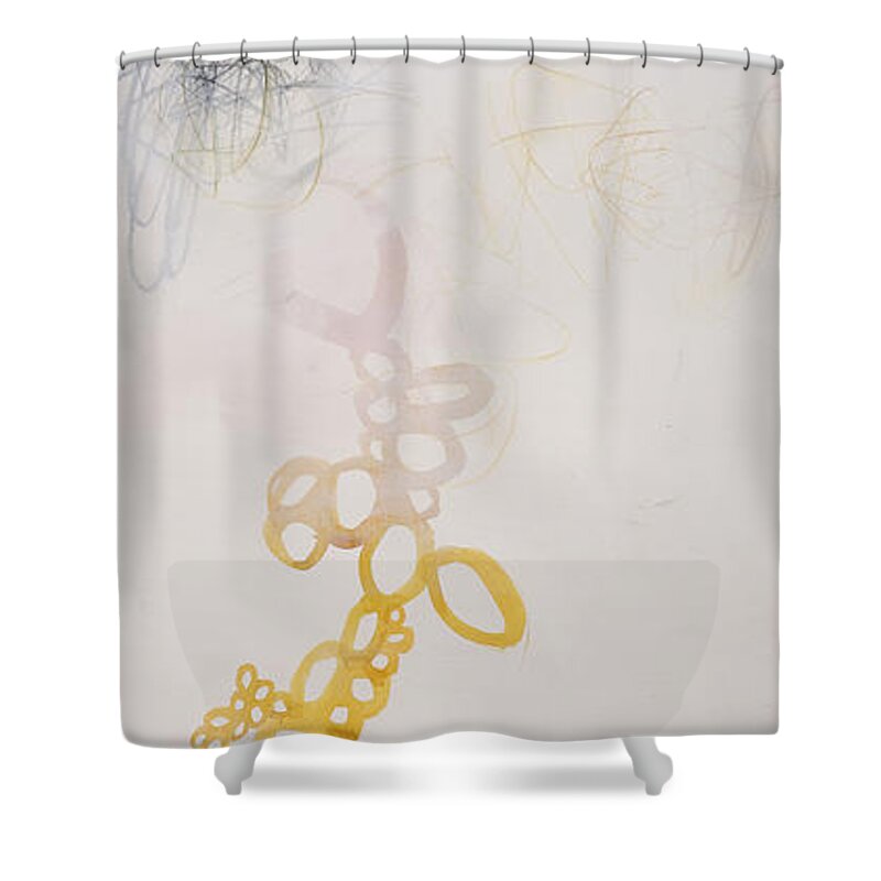 Painting Shower Curtain featuring the painting Washed Up # 4 by Jane Davies