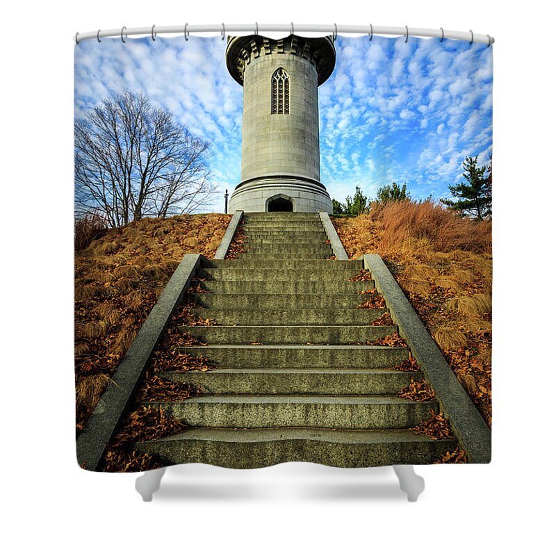Tower Shower Curtain featuring the photograph Washington Tower by Billy Bateman