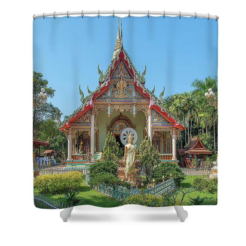 Scenic Shower Curtain featuring the photograph Wat Thung Luang Phra Wihan DTHCM2099 by Gerry Gantt