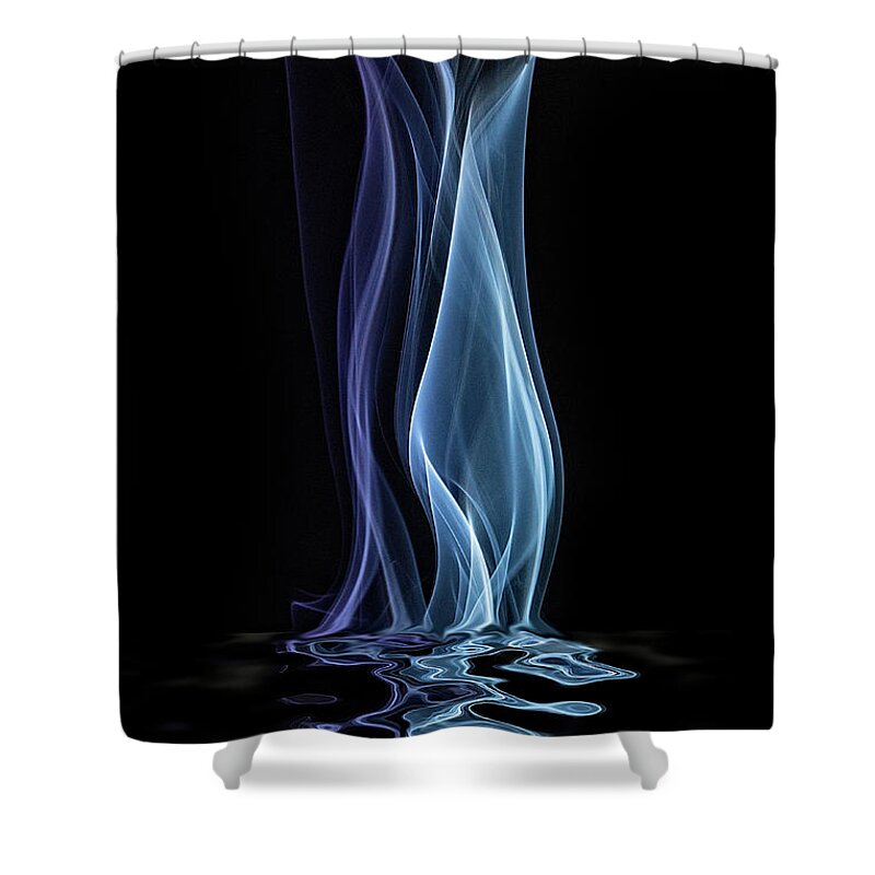 Abstract Shower Curtain featuring the photograph Water Dance by Patti Schulze