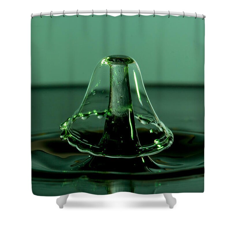 Jay Stockhaus Shower Curtain featuring the photograph Water Drops by Jay Stockhaus