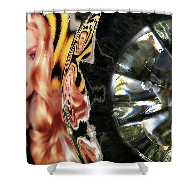 Glass Shower Curtain featuring the photograph Water Goddess by Donna Blackhall