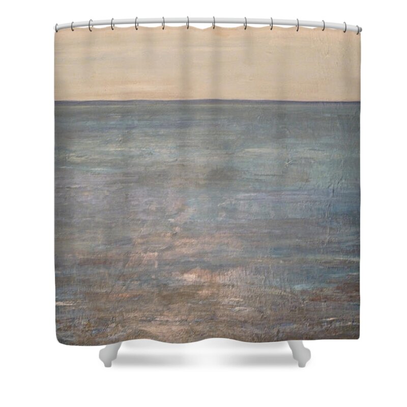 Water Shower Curtain featuring the painting Water by Janet Lipp