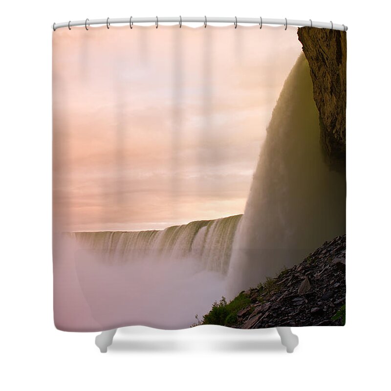Niagara Falls Shower Curtain featuring the photograph Water by Sebastian Musial
