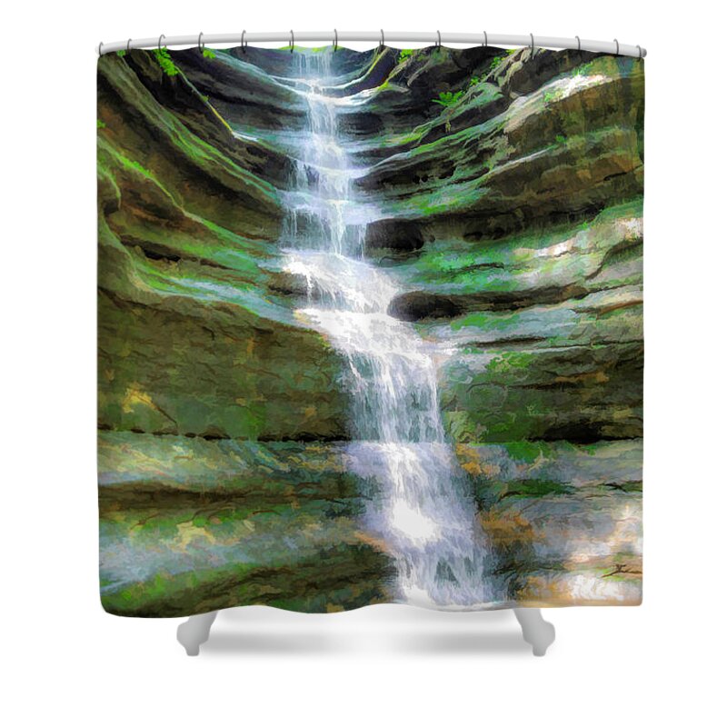 Chicago Shower Curtain featuring the photograph Water Steps by Will Wagner