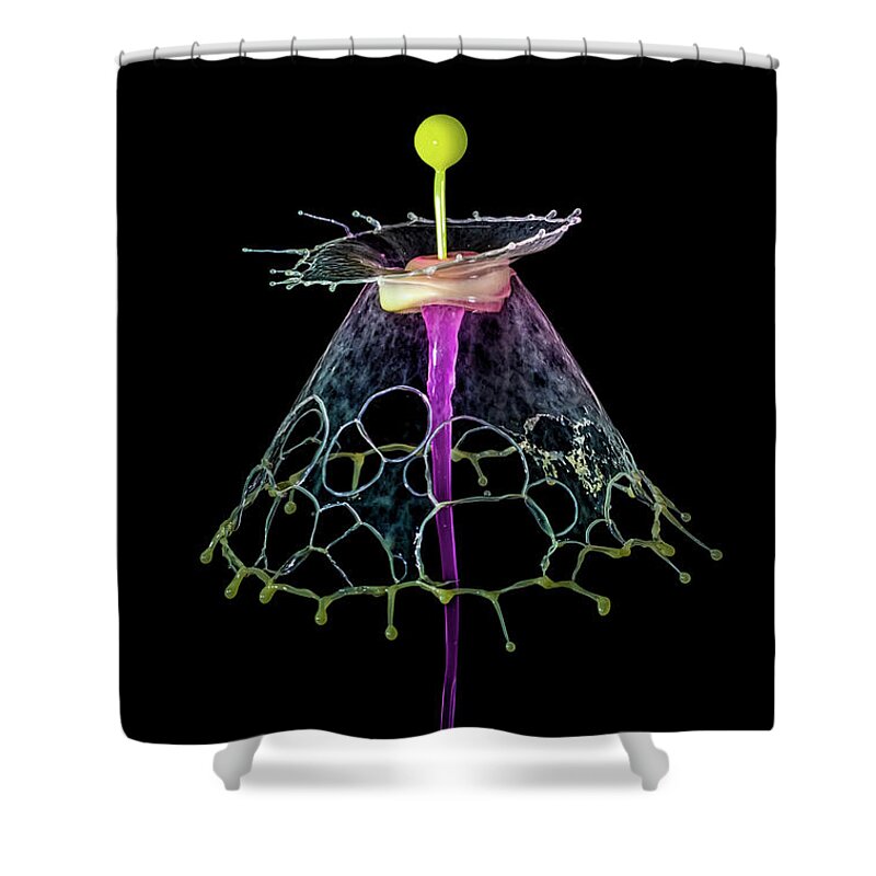 Waterdrop Shower Curtain featuring the photograph Water Umbrella by Jaroslaw Blaminsky