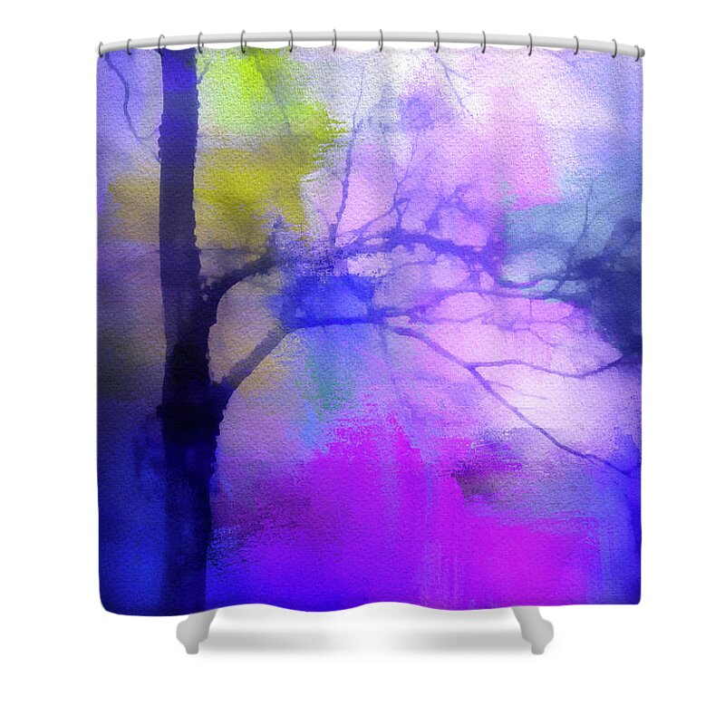 Tree Shower Curtain featuring the photograph Watercolor Tree by Judi Bagwell