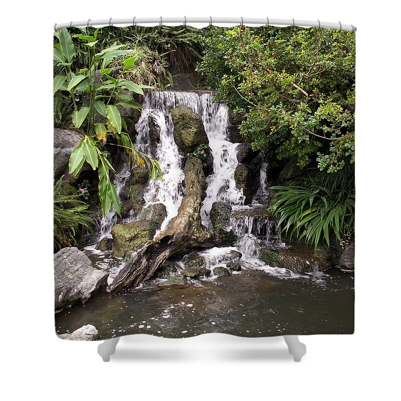 Water Shower Curtain featuring the photograph Waterfall by Amy Fose