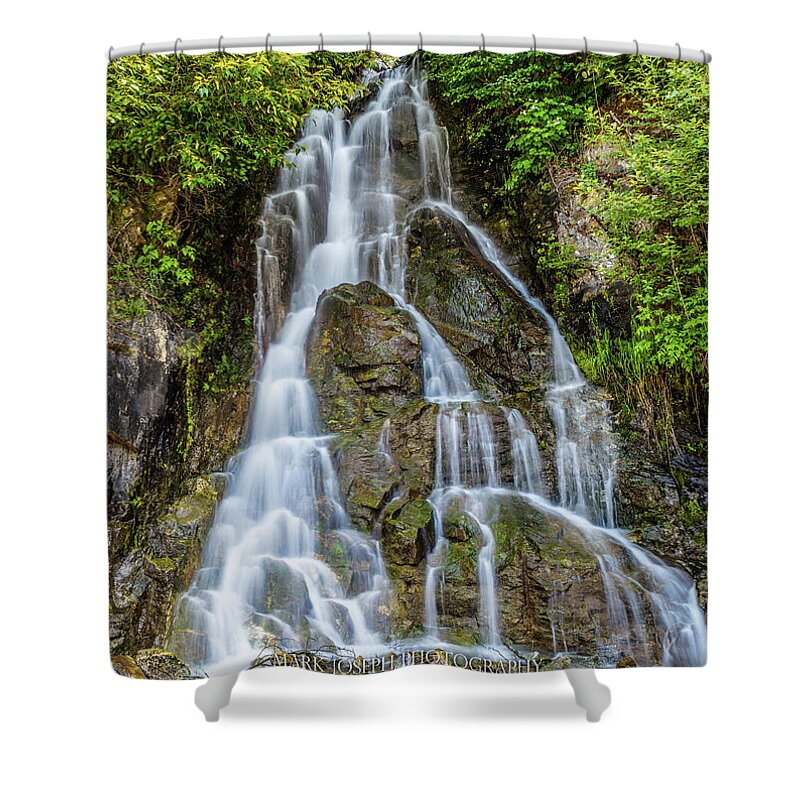 Waterfall Shower Curtain featuring the photograph Waterfall at Diablo by Mark Joseph