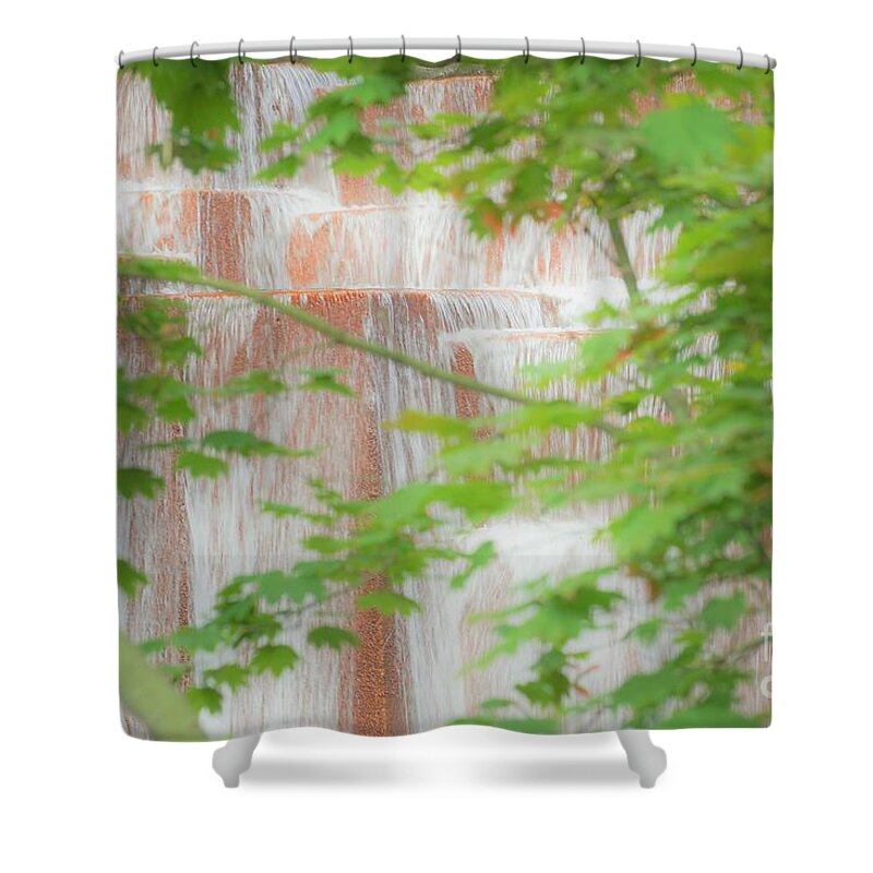 Portland Oregon Shower Curtain featuring the photograph Waterfall, Portland by Merle Grenz