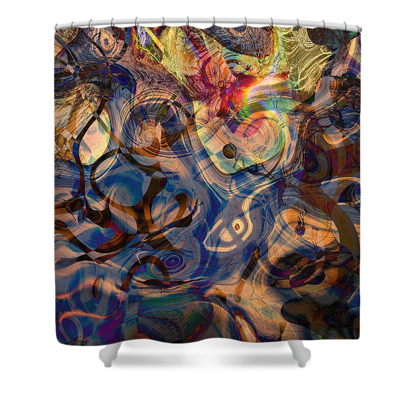 Landscape Shower Curtain featuring the photograph Waters Reflection by Julie Lueders 