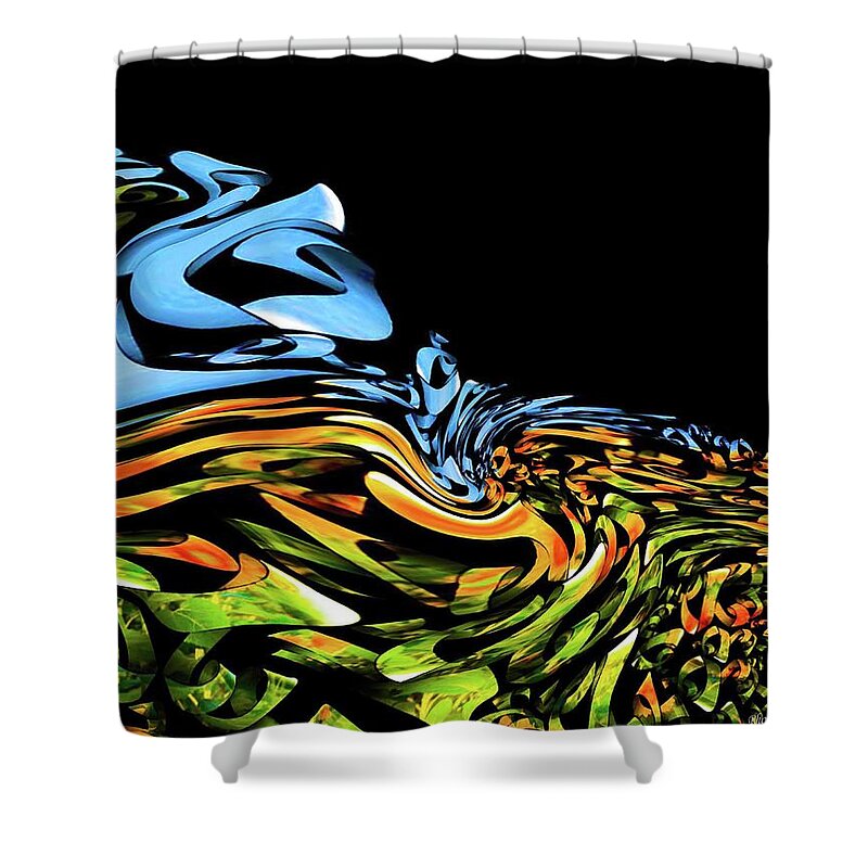 Wall Decor Shower Curtain featuring the photograph Wave of Colors by Coke Mattingly