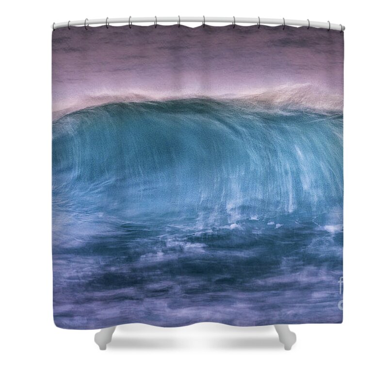 North Shore Shower Curtain featuring the photograph Wave by Patti Schulze