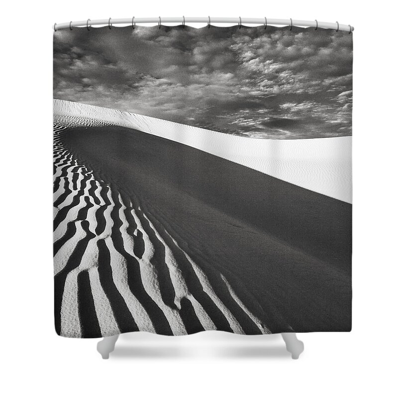 Sand Shower Curtain featuring the photograph Wave Theory VII by Ryan Weddle