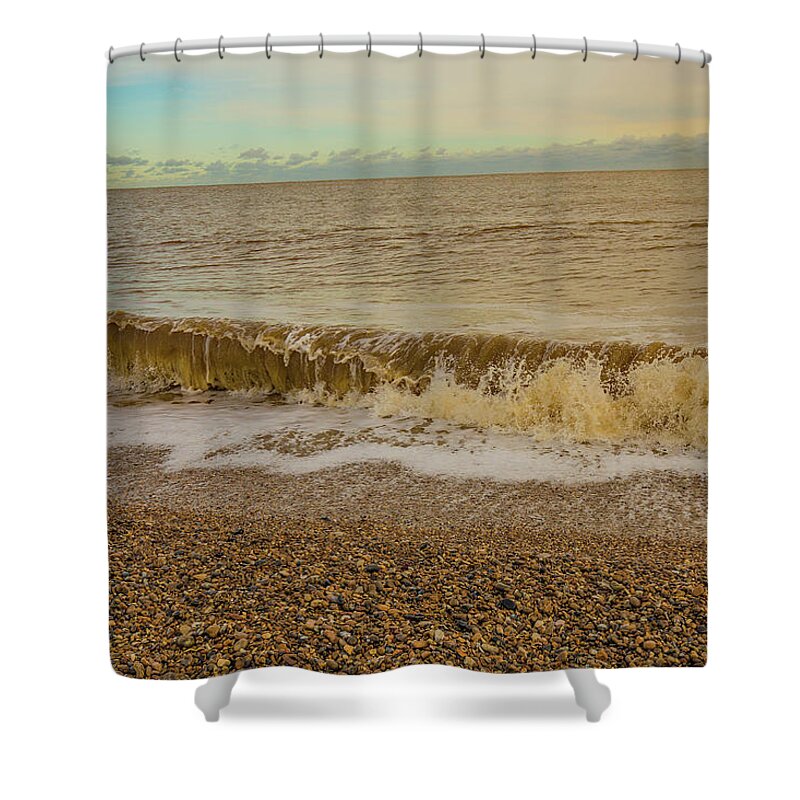 Seascape Shower Curtain featuring the photograph Waves by Ed James