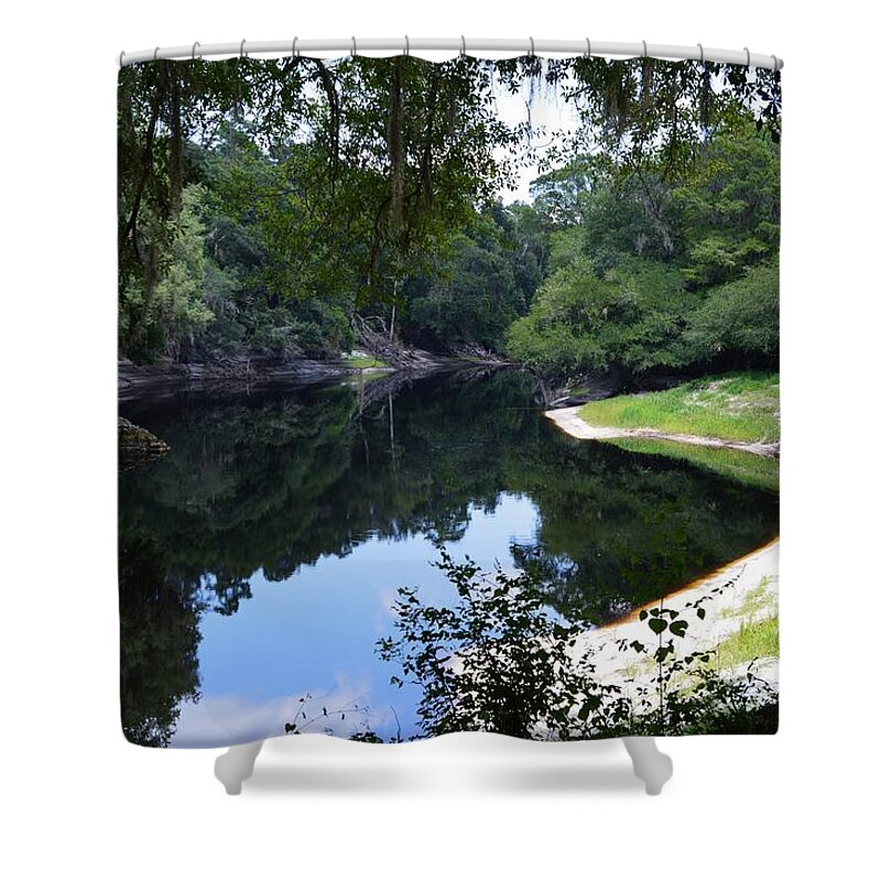 Way Down Upon The Suwannee River Shower Curtain featuring the photograph Way Down Upon the Suwannee River by Warren Thompson