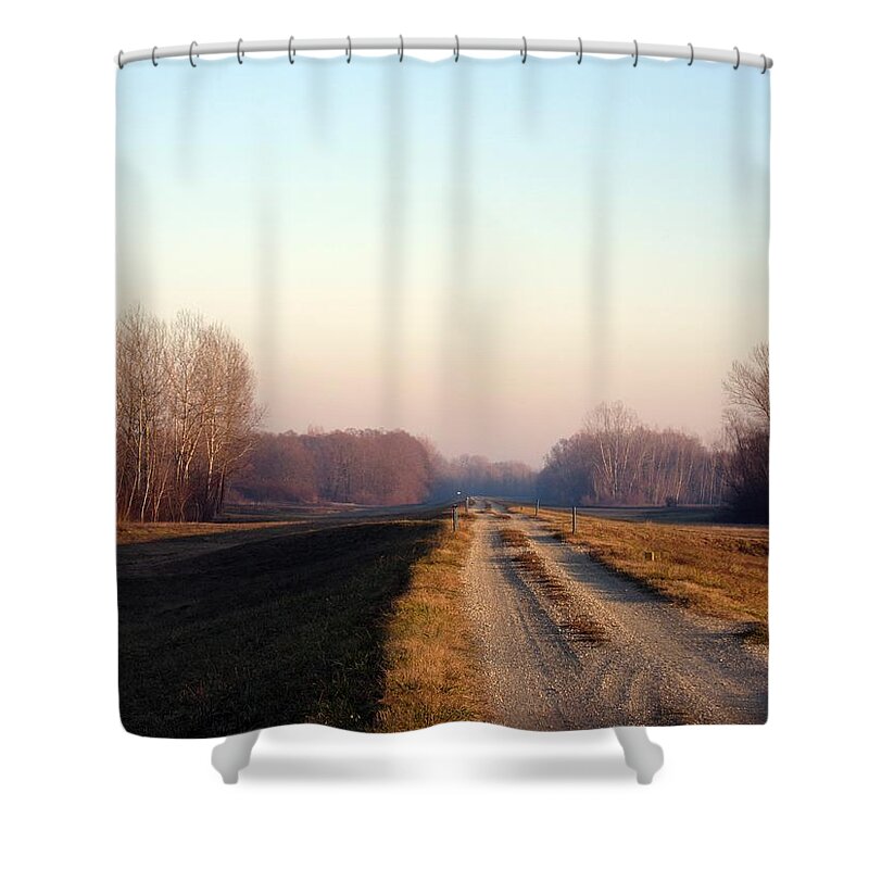 Path Shower Curtain featuring the photograph Way to go by Vesna Martinjak