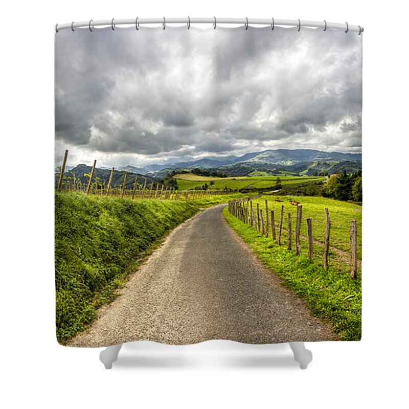 Way Of St. James Shower Curtain featuring the photograph Way to Orio, Spain by David Ortega Baglietto
