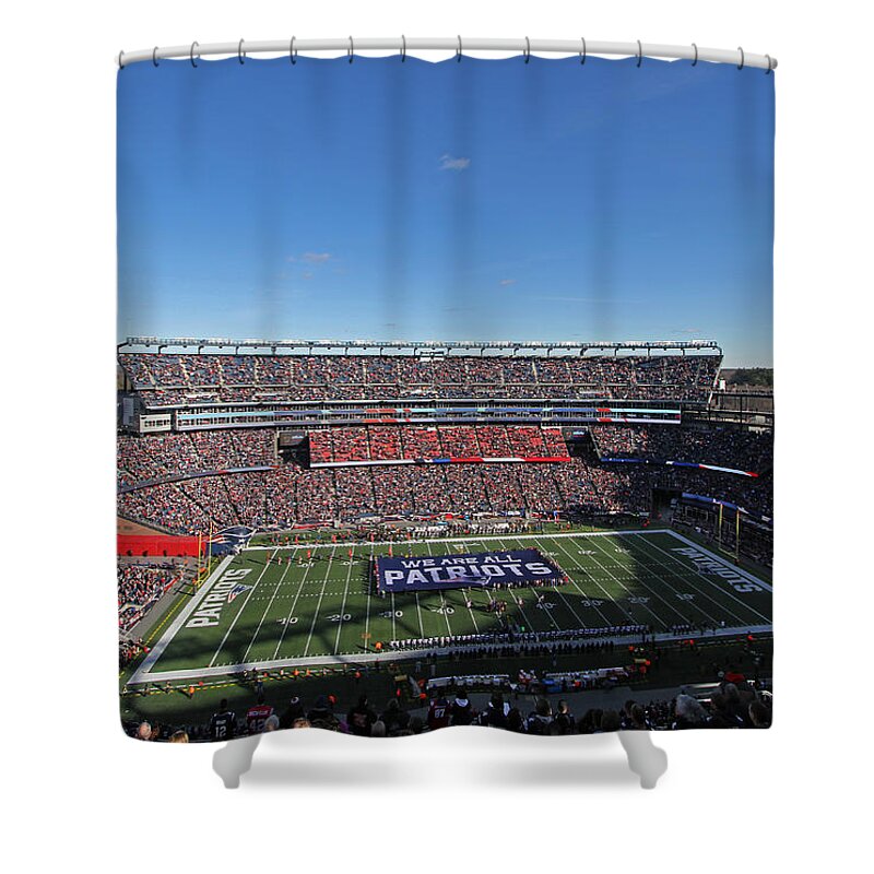 Patriots Shower Curtain featuring the photograph We Are All Patriots by Juergen Roth