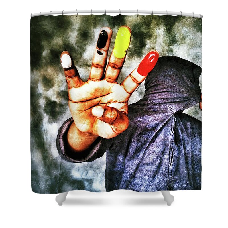 Hood Shower Curtain featuring the photograph We are one II by Al Harden