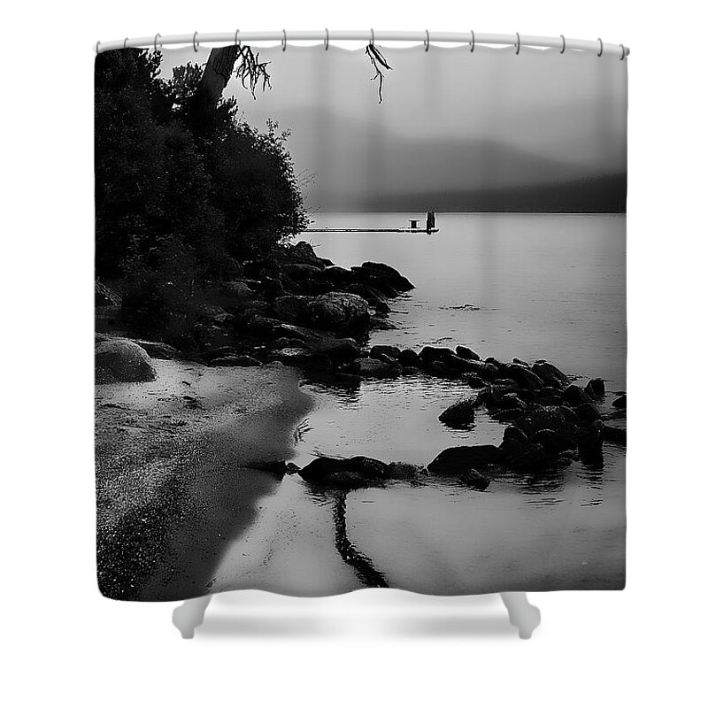 Boathouse Shower Curtain featuring the photograph Weathered by David Patterson