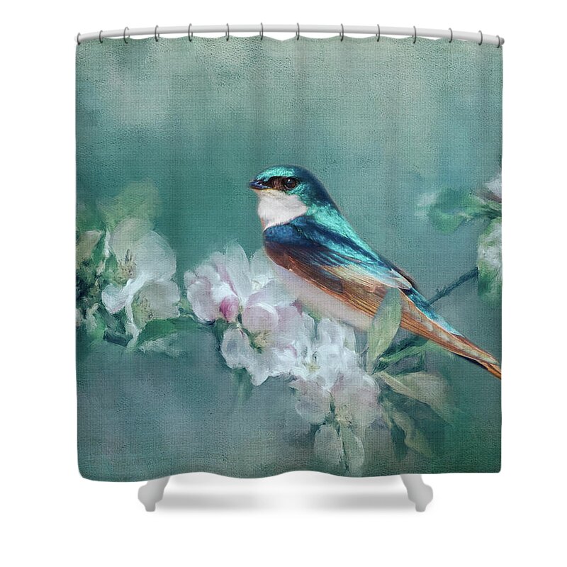 Spring Shower Curtain featuring the photograph Welcome Spring by Cathy Kovarik