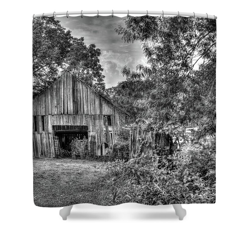 Morgan Shower Curtain featuring the photograph Wells 9 by Douglas Barnett