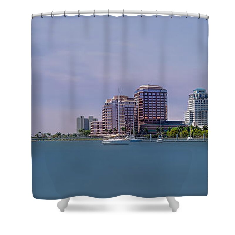 Westpalmbeach Shower Curtain featuring the photograph West Palm Beach - Spring by Jody Lane