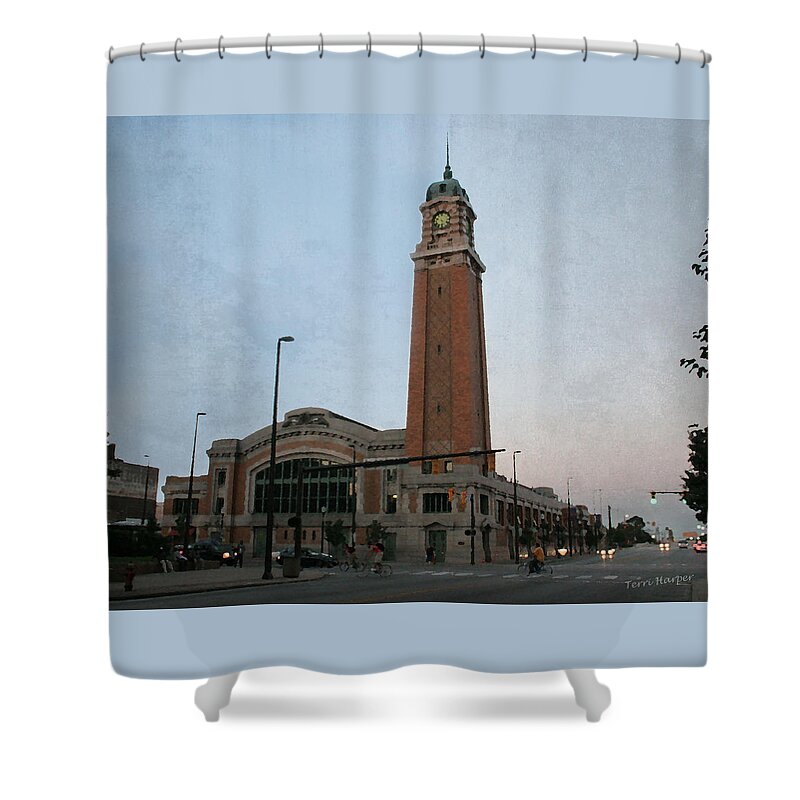 West Side Market Shower Curtain featuring the photograph West Side Market by Terri Harper